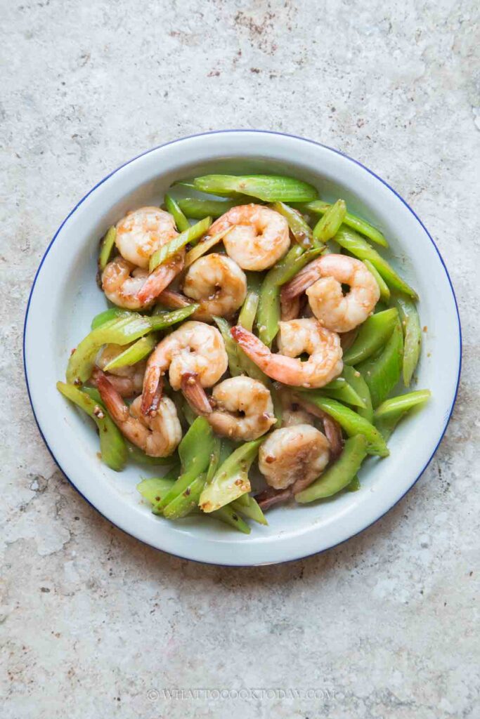 Chinese-Style Shrimp and Celery Stir Fry