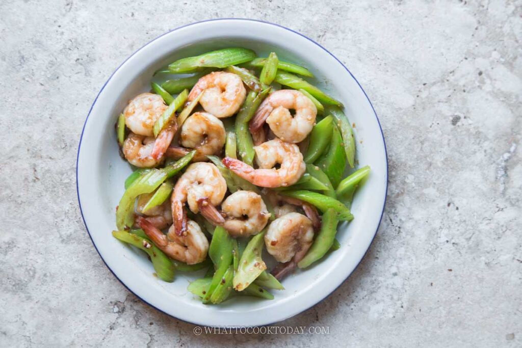 Chinese-Style Shrimp and Celery Stir Fry