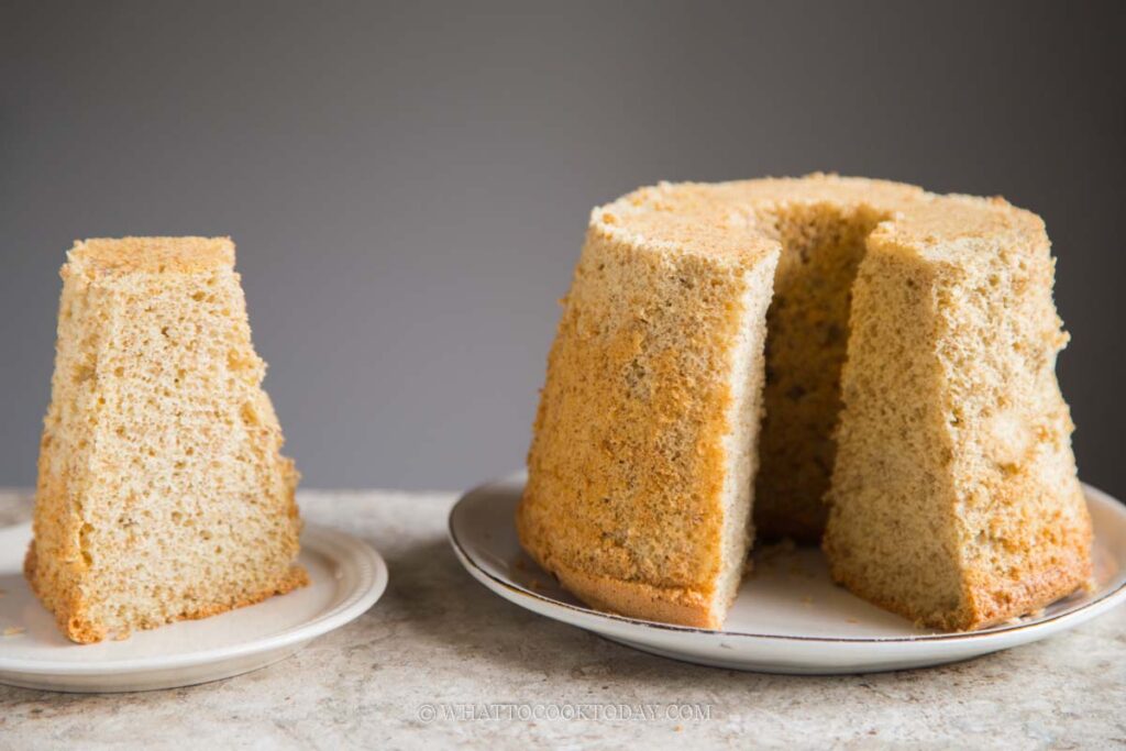 Soft and Fluffy Whole Wheat Chiffon Cake
