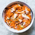 Carrot Pear Salad with Miso Vinagrette