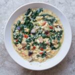 Chinese Spinach with Three Eggs in Broth (上汤苋菜)