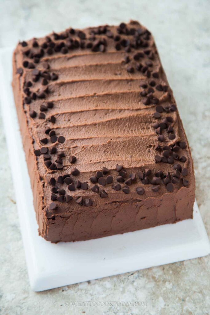Flourless Chocolate Chiffon Layer Cake