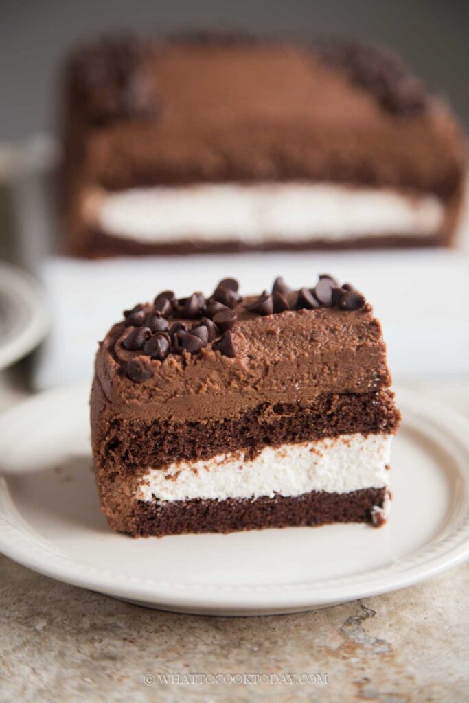 Flourless Chocolate Chiffon Layer Cake