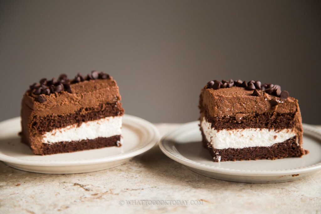 Flourless Chocolate Chiffon Layer Cake