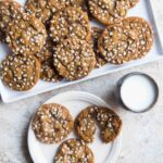 Brown Butter Triple Ginger Molasses Cookies