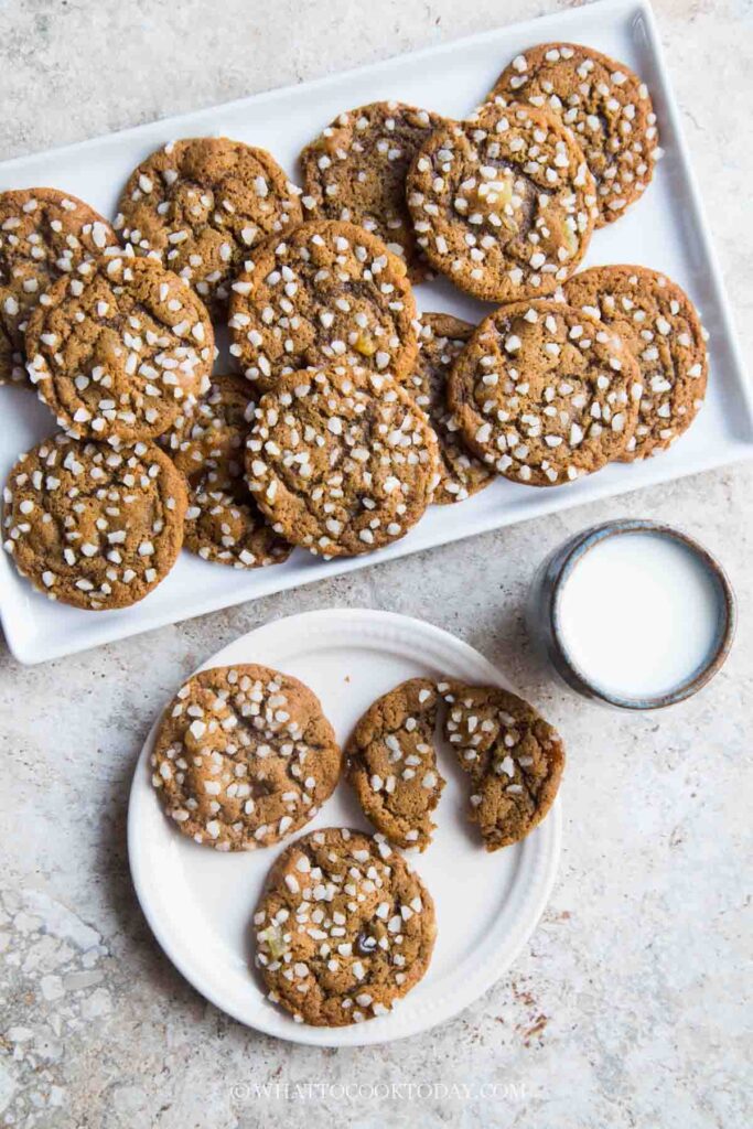 Brown Butter Triple Ginger Molasses Cookies