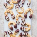 Almond Horn Cookies (Chocolate-Dipped Horseshoe Cookies)