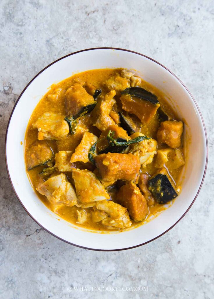 Kabocha Squash and Chicken Red Curry
