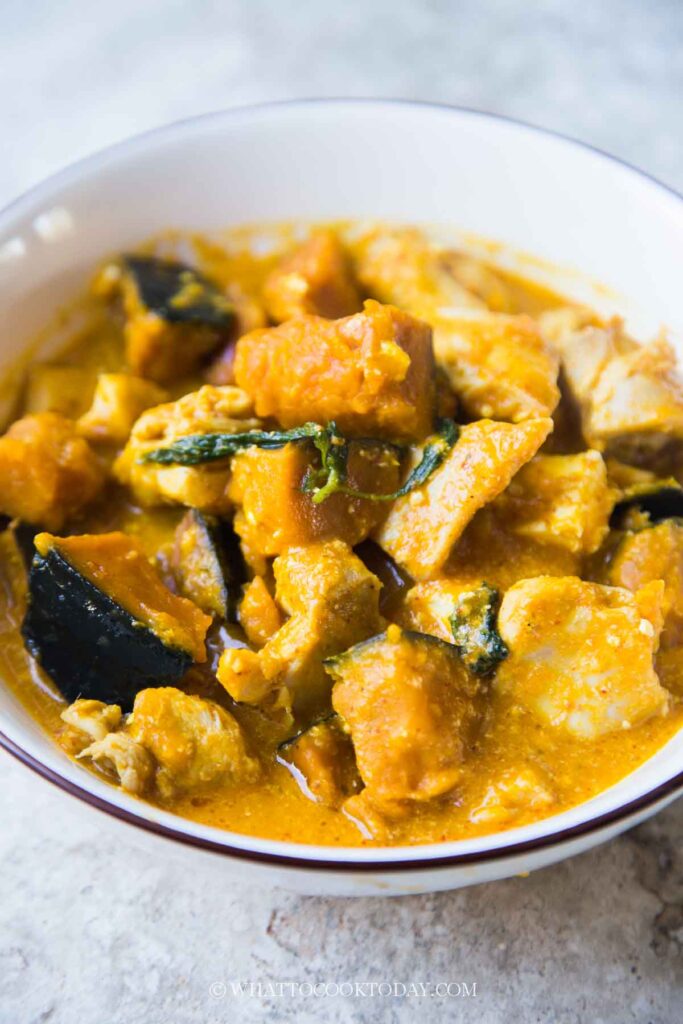 Kabocha Squash and Chicken Red Curry