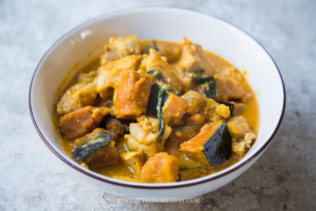 Kabocha Squash and Chicken Red Curry
