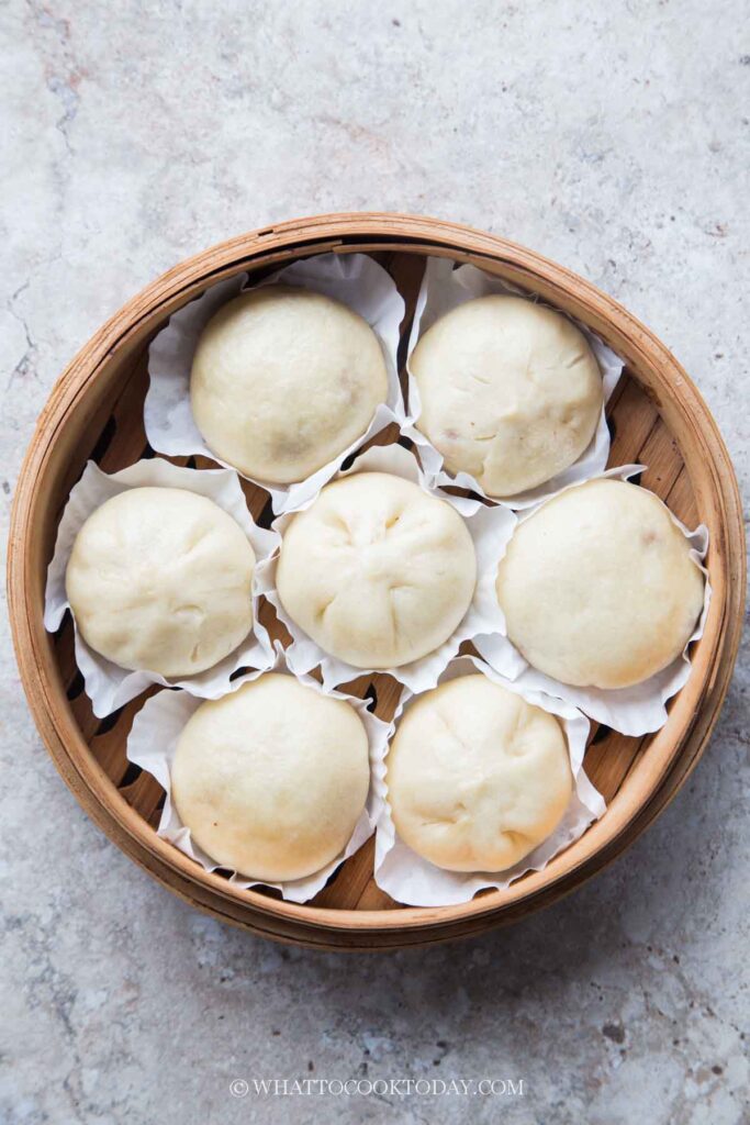 Yogurt Steamed Buns (Soft & Fluffy Bao with Greek Yogurt)