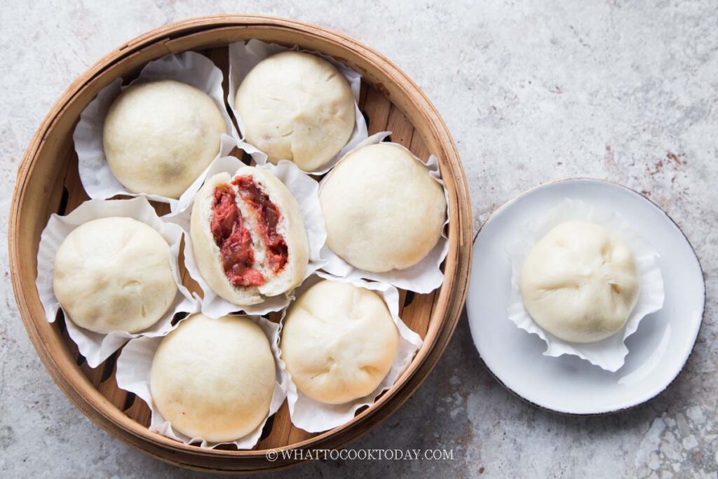 Yogurt Steamed Buns (Soft & Fluffy Bao with Greek Yogurt)