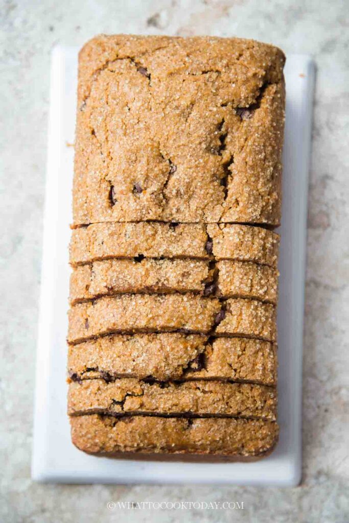 Sweet Potato Chocolate Chip Loaf Cake