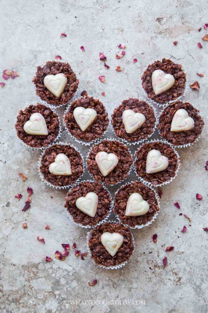 Easy Valentine Chocolate Nests