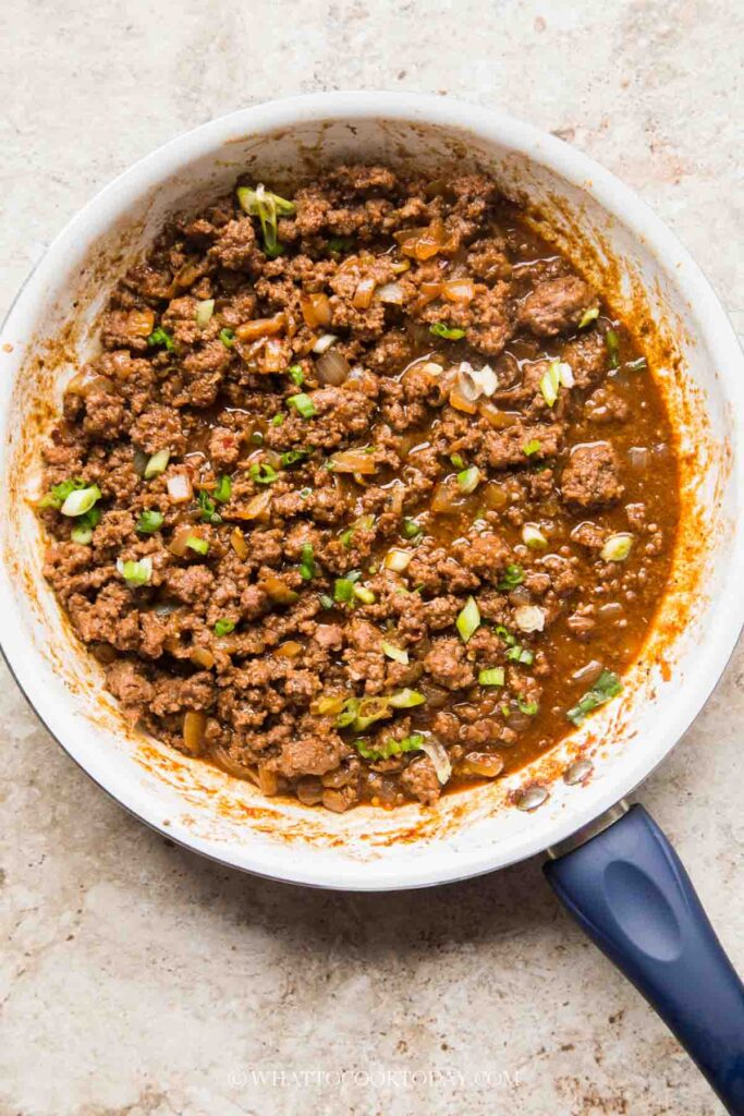 Easy Gochujang Ground Beef Rice Bowl