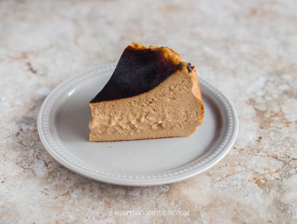 Banana Mocha Basque Burnt Cheesecake