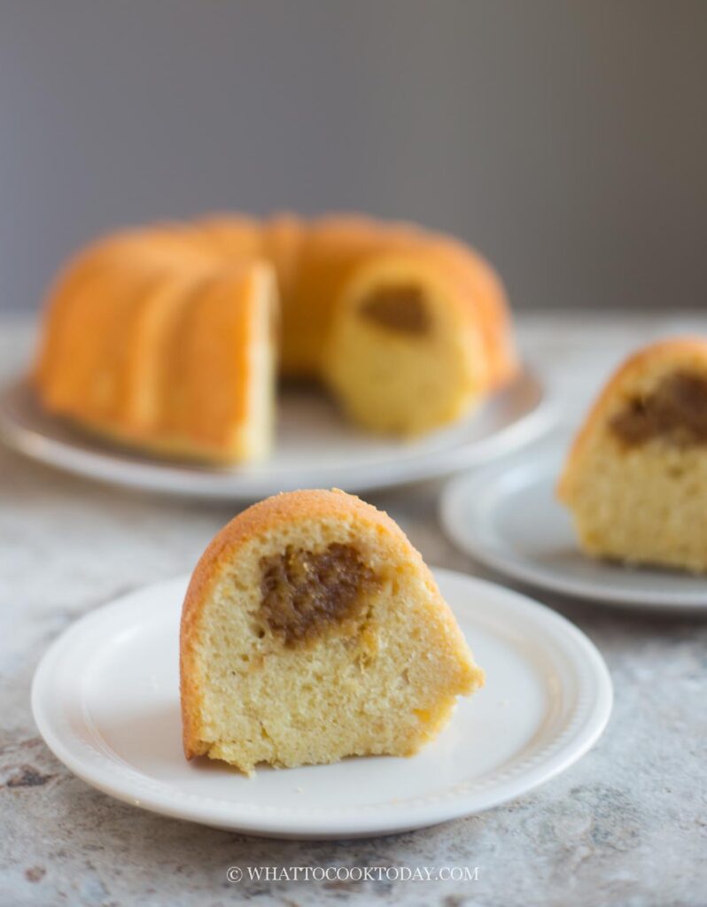 Pineapple Jam Butter Bundt Cake