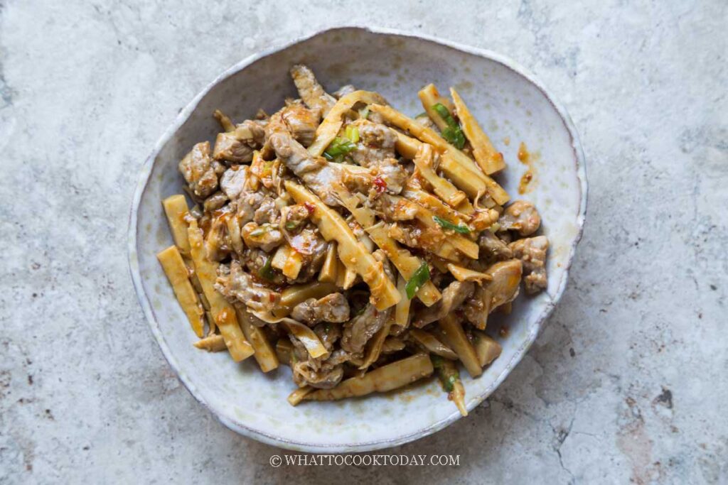 Easy Stir-Fry Pork with Bamboo Shoots