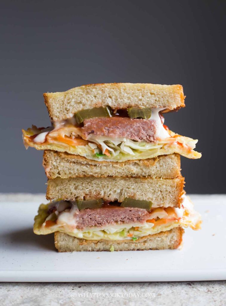 Easy Gilgeori Toast Recipe (Korean Street Toast with Cabbage and Egg)