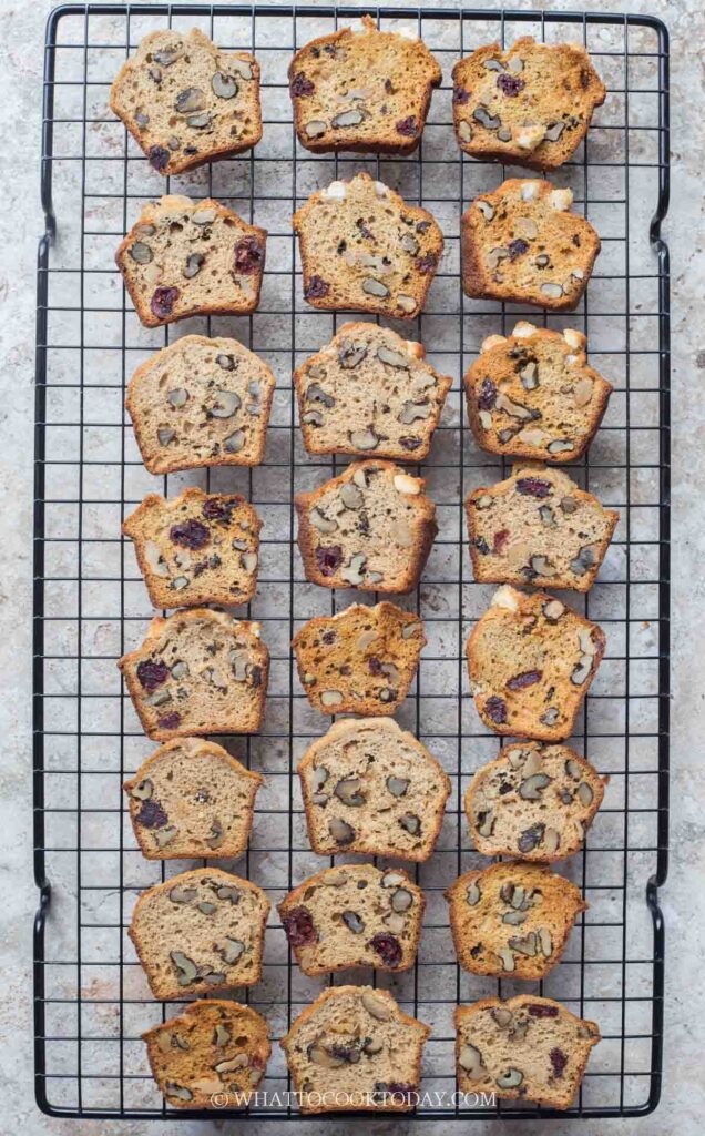 Leftover muffin biscotti