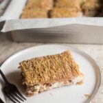 Easy Knafeh (Kunafa) with shredded wheat