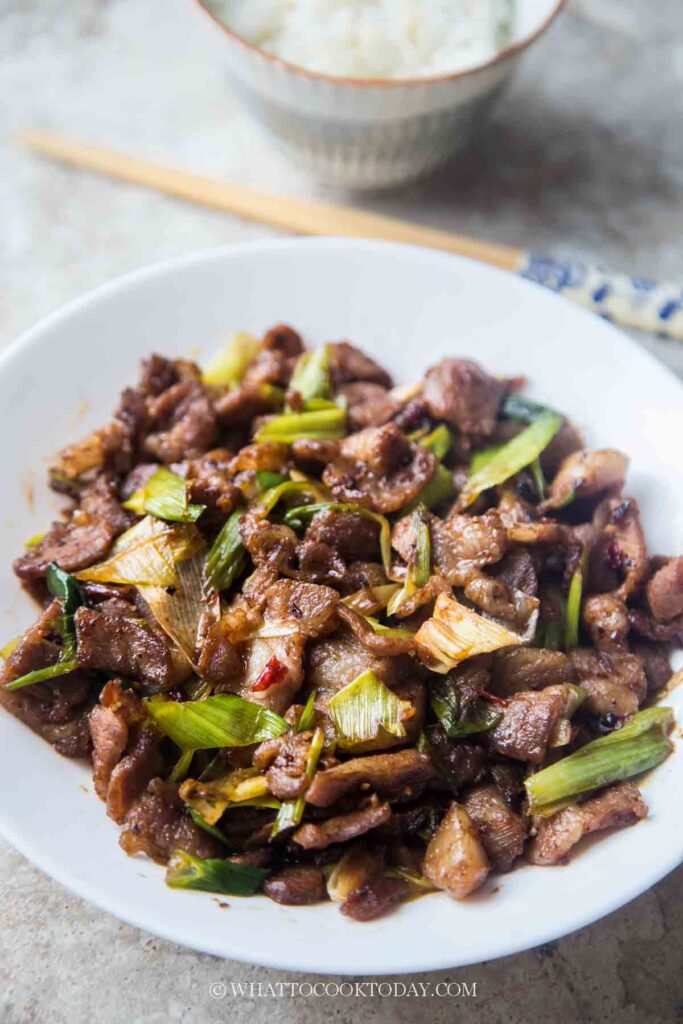 Pork with Leeks Stir-Fry
