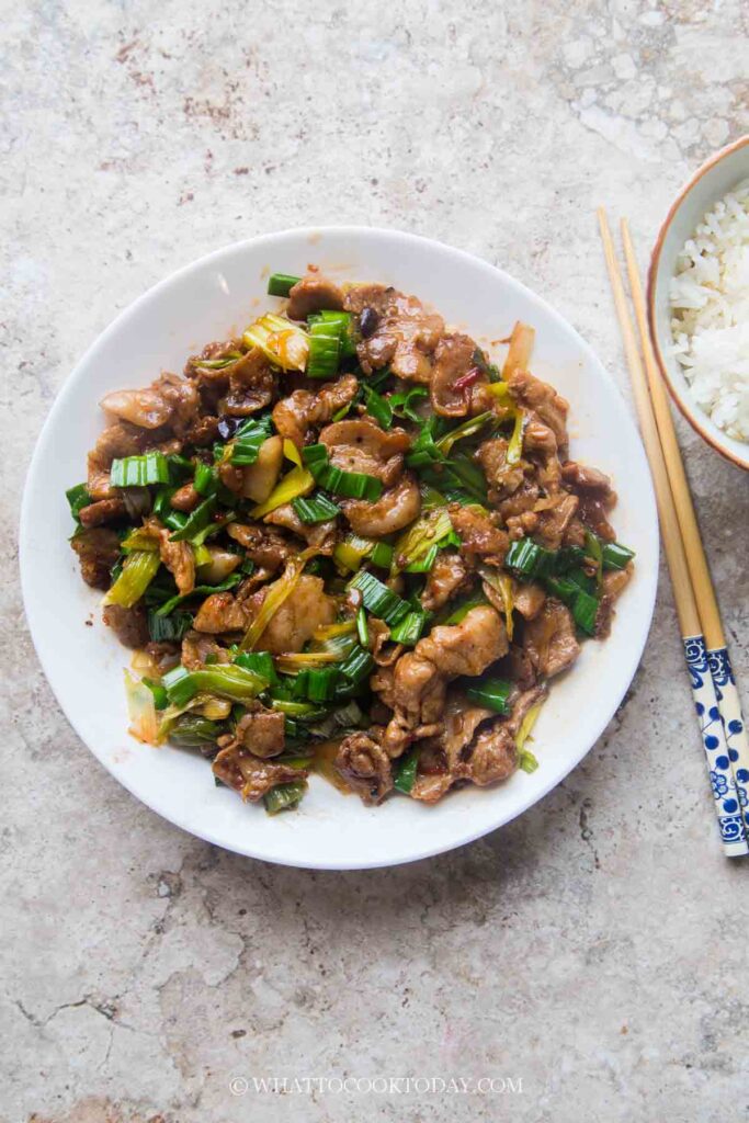 Pork with Leeks Stir-Fry