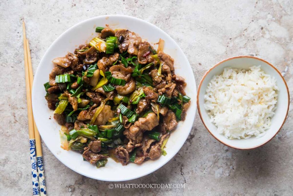Pork with Leeks Stir-Fry