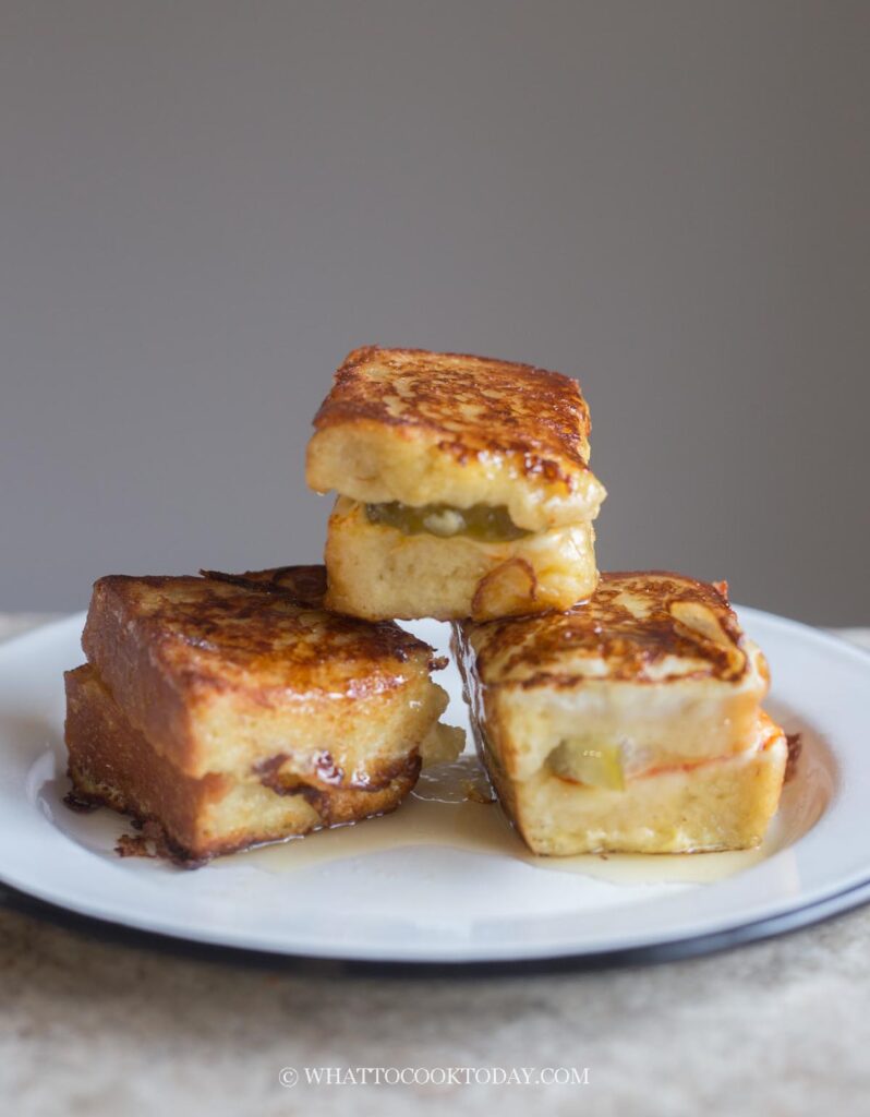 Korean Cheese and Pickle French Toast