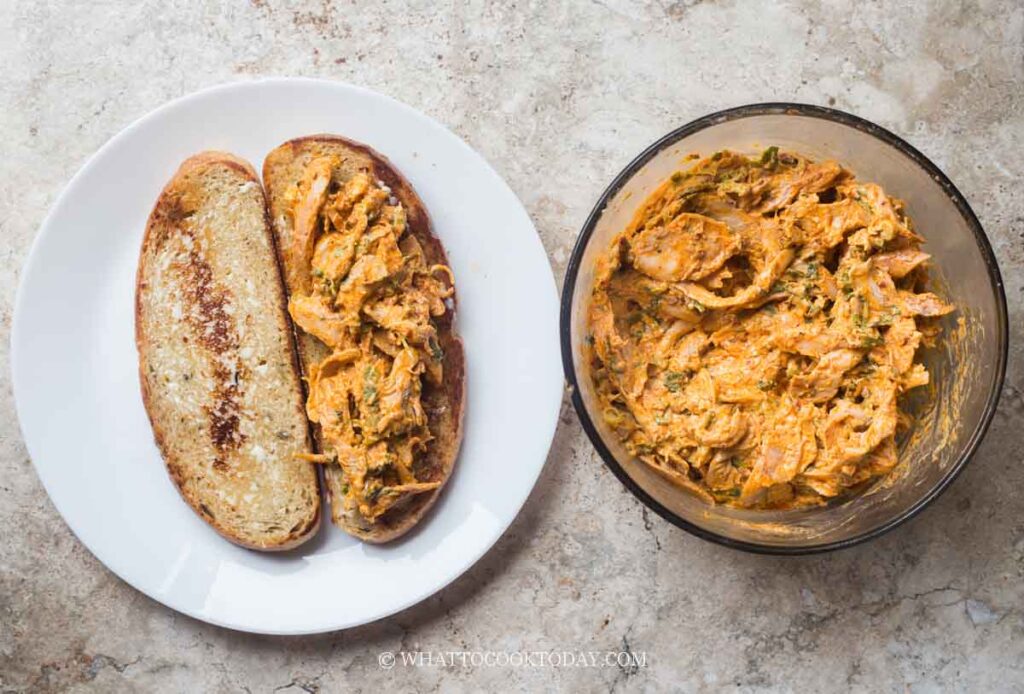 Chili Crisp Chicken Salad Sandwich
