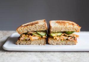 Chili Crisp Chicken Salad Sandwich