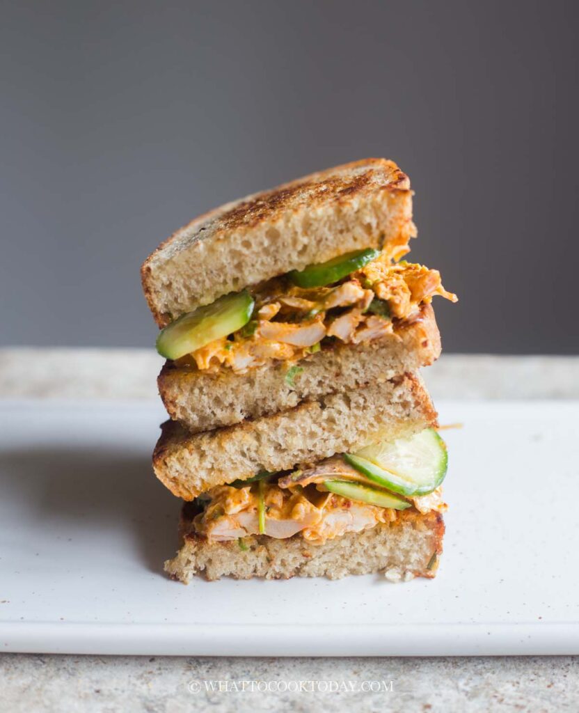 Chili Crisp Chicken Salad Sandwich