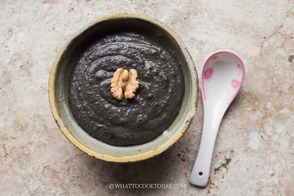 Creamy Walnut Black Sesame Dessert Soup