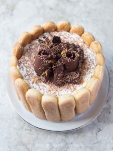 No-Bake Chocolate Orange Charlotte Cake