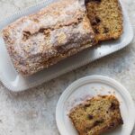Banana Tahini Chocolate Chip Loaf Cake