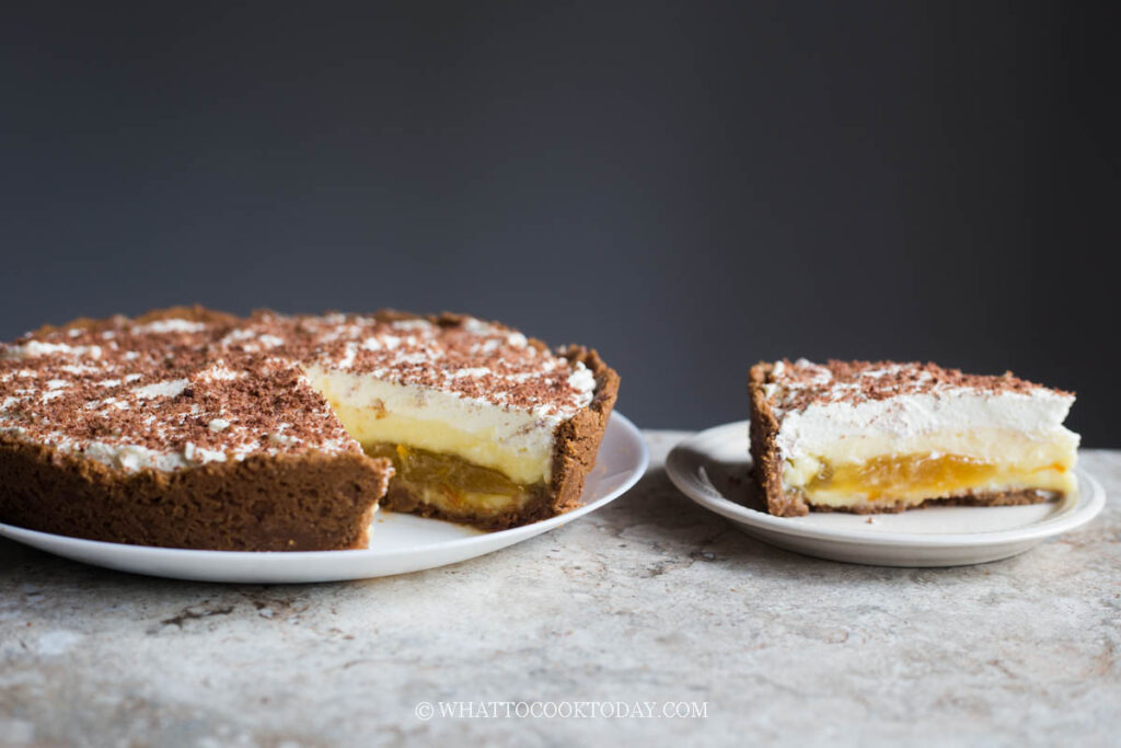 Mascarpone Custard and Marmalade Tart