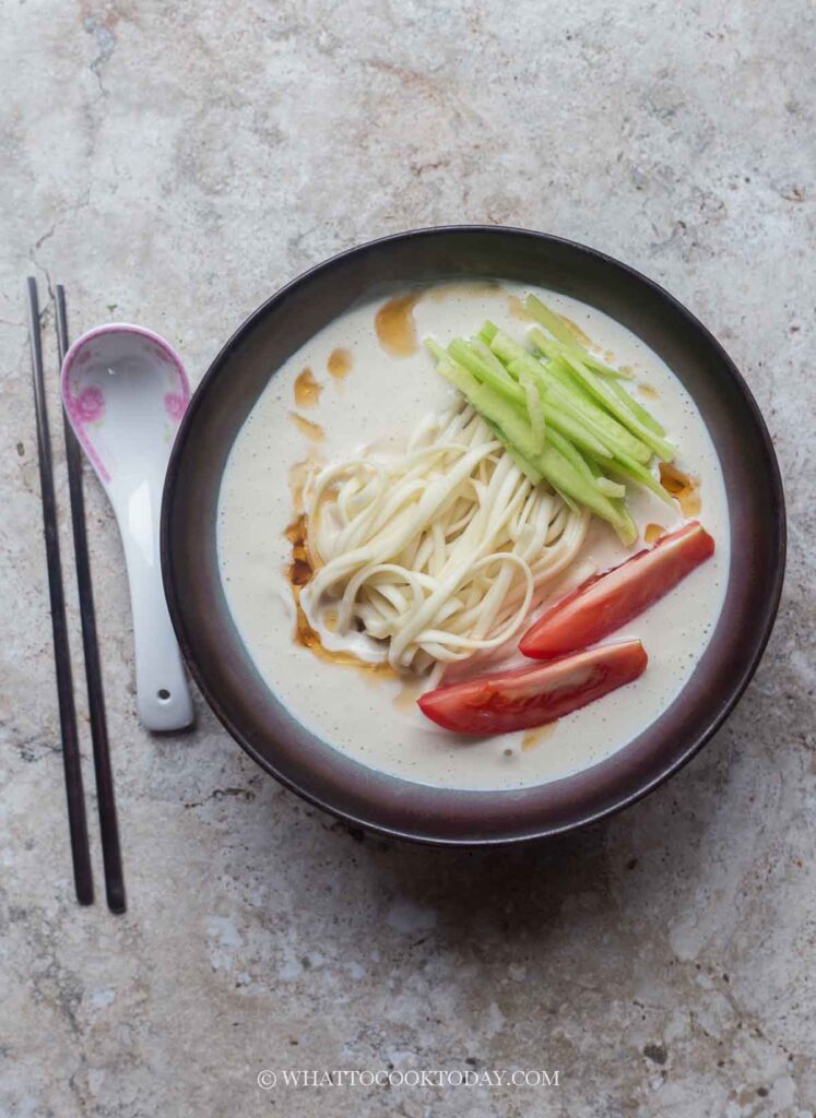 Easy Kongguksu (Korean Cold Soy Noodles)