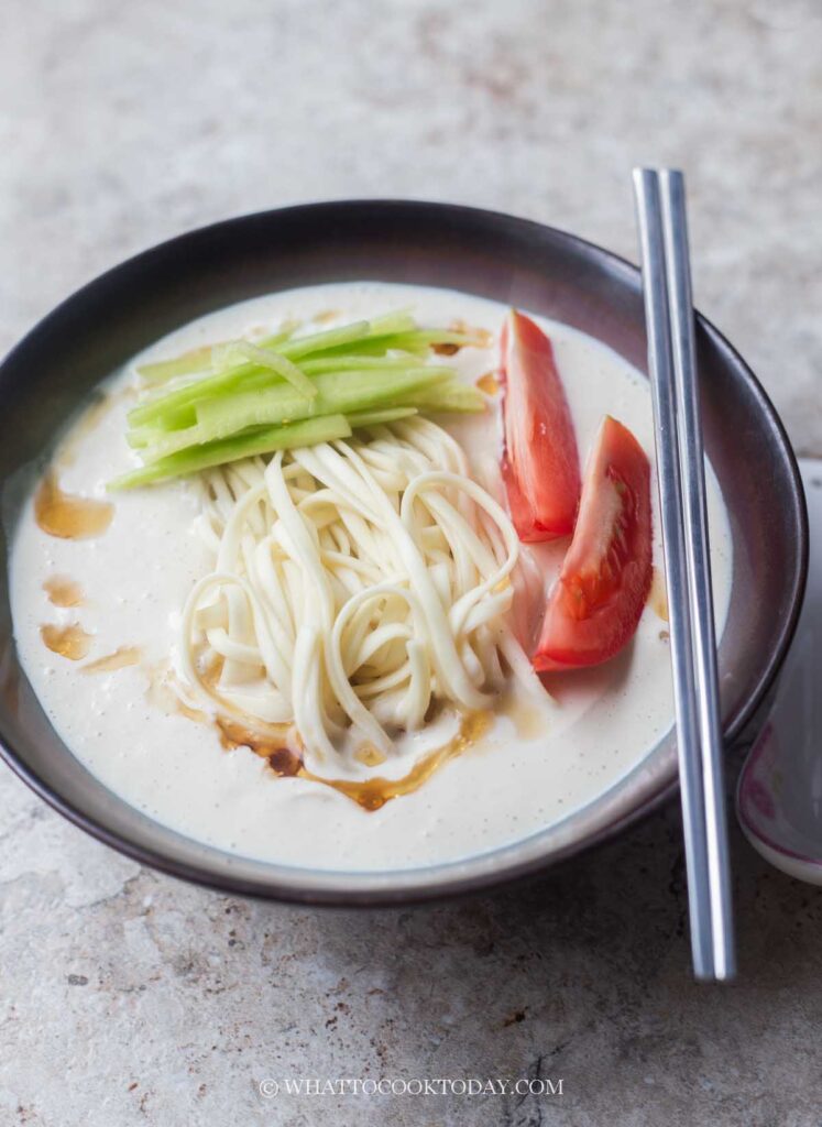 Easy Kongguksu (Korean Cold Soy Noodles)