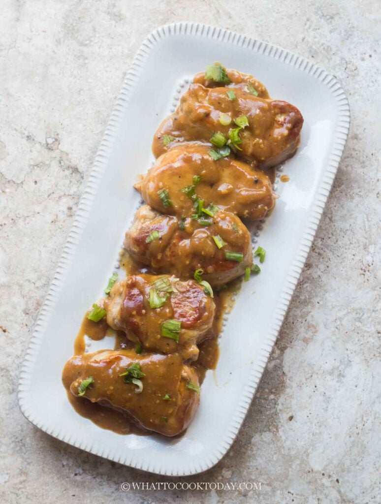 Easy Pork Tenderloin with Soy Ginger Sauce (Stovetop)