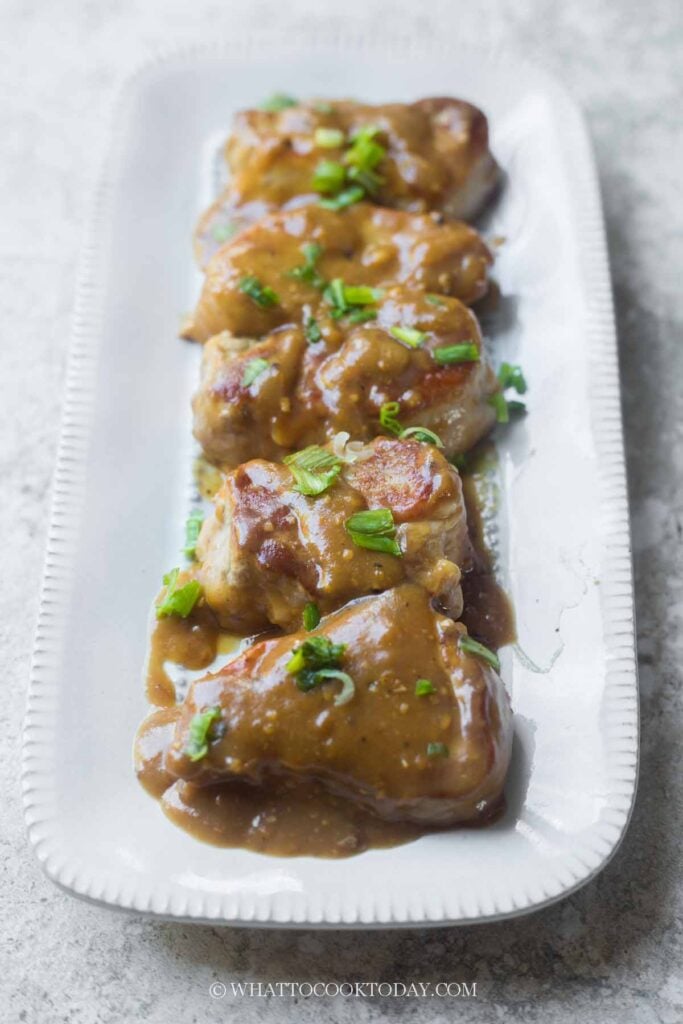 Easy Pork Tenderloin with Soy Ginger Sauce (Stovetop)