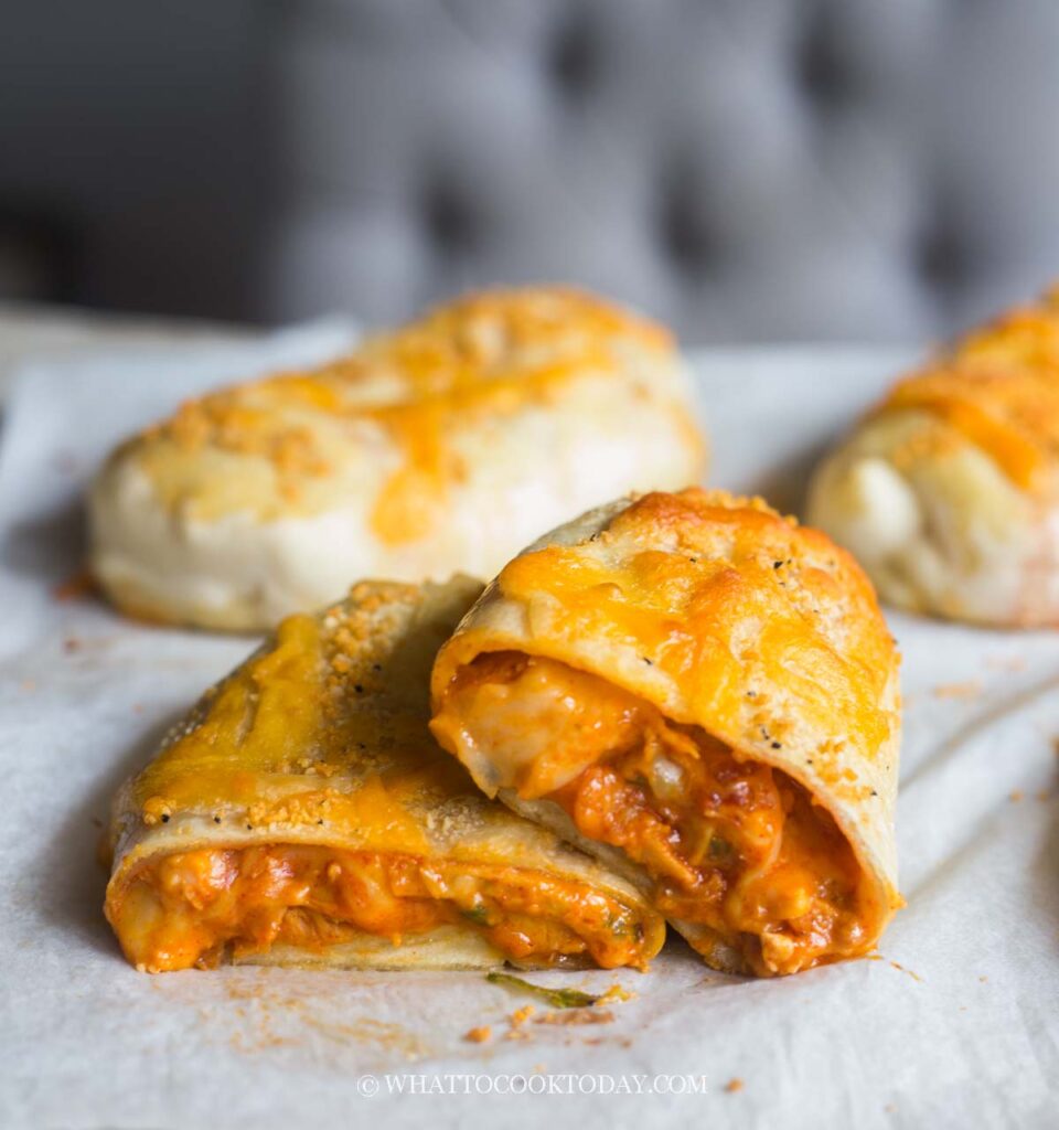 Korean Fire Chicken Cheese Bake (Cheese Buldak)