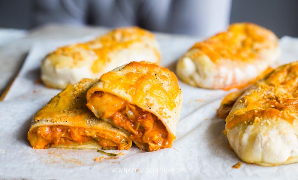 Korean Fire Chicken Cheese Bake (Cheese Buldak)