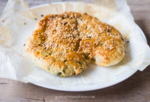 Easy Puff Pastry Scallion Pancakes