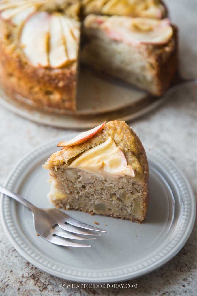 Roasted Chestnut Apple Cake