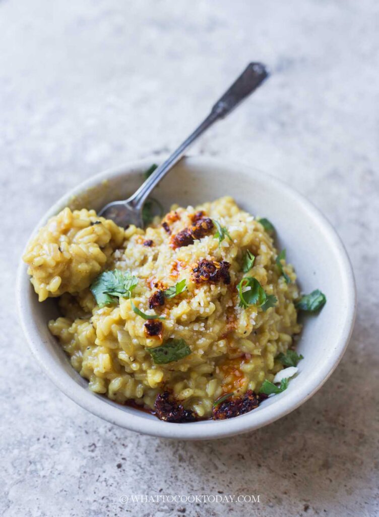 Creamy Miso Curry Risotto