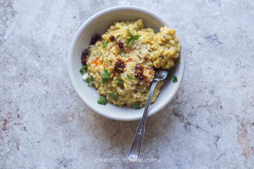 Creamy Miso Curry Risotto