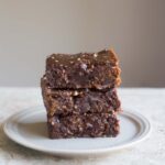 fudgy red dates brownies