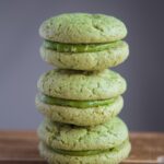 Matcha White Chocolate Sandwich Cookies